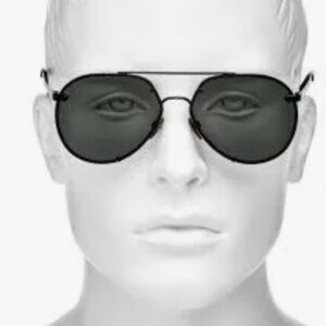 Authentic men’s Burberry aviator style sunglasses